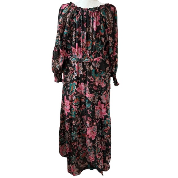 NWOT House of Harlow 1960 Floral Maxi Dress - Pink and Black size L - Picture 5 of 7
